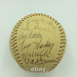 1975 Chicago Cubs Team Signed Official National League Feeney Baseball