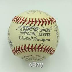 1976 Chicago Cubs Team Signed Official National League Feeney Baseball