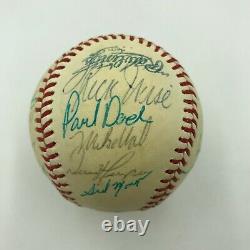 1977 Cleveland Indians Team Signed Official American League Baseball