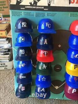 1977 Official Major League Baseball Standings Helmet Board Sports Products
