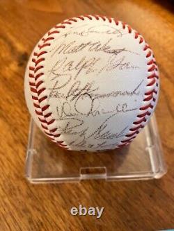 1986 Atlanta Braves Team Signed Autographed Official League Spalding Baseball