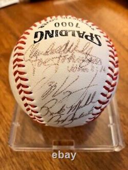 1986 Atlanta Braves Team Signed Autographed Official League Spalding Baseball