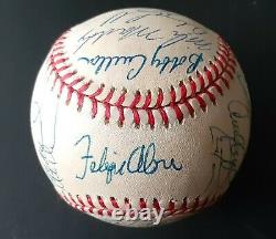 1998 Montreal Expos Team Autographed Baseball Official Ball National League