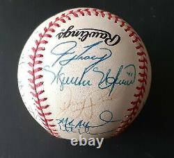1998 Montreal Expos Team Autographed Baseball Official Ball National League