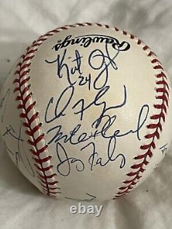 1999 Florida Marlins Team Autographed Signed Official National League Baseball