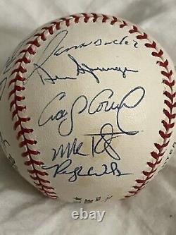 1999 Florida Marlins Team Autographed Signed Official National League Baseball