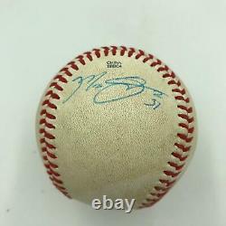 2007 Max Scherzer Pre Rookie Signed Game Used Official Minor League Baseball JSA