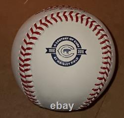 2016 Official Major League Chicago Cubs Century At Wrigley Field Baseball Ws