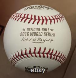 2016 Official Robert Manfred Major League World Series Baseball Chicago Cubs