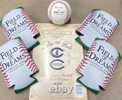 2022 MLB Field of Dreams Game Official Program, Baseball, 4 Koozies