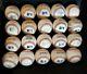 (20) Official Minor League milb used baseballs all leather lot