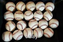 (20) Official Minor League milb used baseballs all leather lot