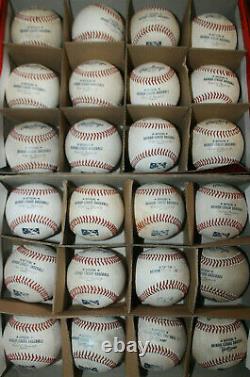 24 Game Used 2021 Rawlings Official Minor League Baseballs Robert Manfred