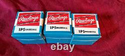 3 Vintage 1960's Baseballs UNOPENED BOXES Official Ball Rawlings Khoury League