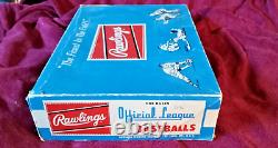 3 Vintage 1960's Baseballs UNOPENED BOXES Official Ball Rawlings Khoury League