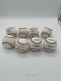 8 Rawlings Official Major League Baseballs'Bud' H. Selig Autograph Unknown