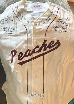 AAGPBL Signed Rockford Peaches Official Jersey League Of Their Own RARE Paire