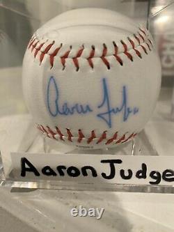AARON JUDGE Autographed Official League Baseball New York Yankees PSA