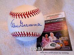 ALEX GRAMMAS Signed Official League Baseball -JSA Authenticated