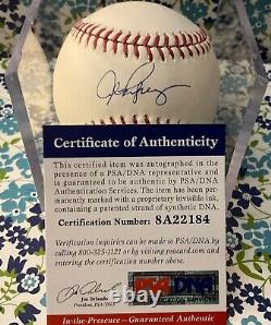 ALEX RODRIGUEZ signed OFFICIAL AMERICAN LEAGUE BASEBALL Auto PSA CERTIFICATION