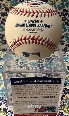 ALEX RODRIGUEZ signed OFFICIAL AMERICAN LEAGUE BASEBALL Auto PSA CERTIFICATION