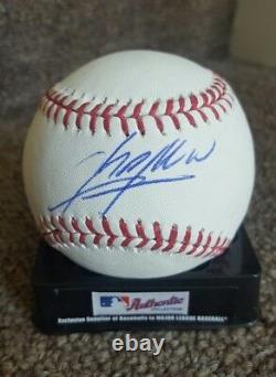 AROLDIS CHAPMAN signed Official Major League Baseball N. Y YANKEES, CUBS withCOA