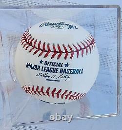 AUTOGRAPHED/SIGNED Rawlings Official Major League Baseball MLB with Display Case