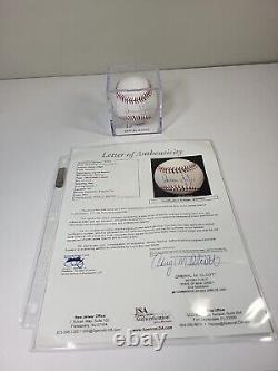 Aaron Judge Signed Auto Official Major League Baseball New York Yankees JSA Coa