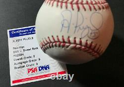 Albert Pujols Autographed Official Major League Baseball PSA Authentication