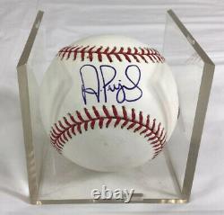 Albert Pujols Autographed Official Rawlings Major League Baseball & Display Case