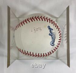Albert Pujols Autographed Official Rawlings Major League Baseball & Display Case