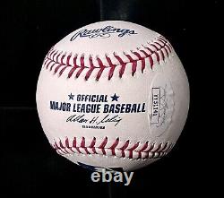 Albert Pujols Signed Official Major League Baseball. Stat Inscriptions. JSA