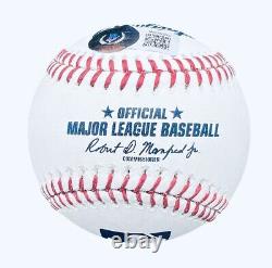 Andruw Jones Atlanta Braves Signed Official Major League Stat Baseball Beckett