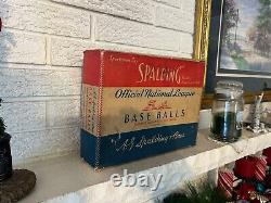 Antique Spalding C1928-32 John Heydler Official National League Baseball Carton