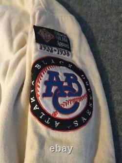 Atlanta Black Crackers ABC Negro League Baseball Bomber Jacket 3XL Headgear