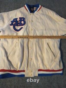 Atlanta Black Crackers ABC Negro League Baseball Bomber Jacket 3XL Headgear