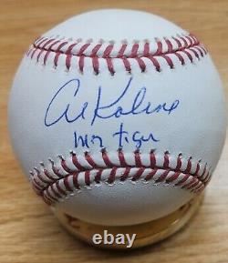 Autographed AL KALINE Mr. Tiger Official Major League Baseball withJSA Hologram