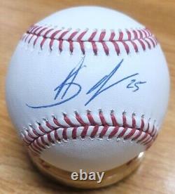 Autographed ANTHONY SANTANDER Official Major League Baseball Beckett Witness Hol