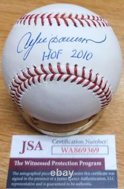 Autographed Andre Dawson HOF 2010 Official Rawlings Major League Baseball JS