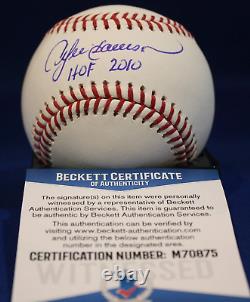 Autographed Andre Dawson Official Rawlings Major League Baseball Beckett COA