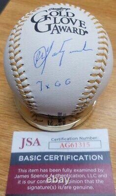 Autographed Carl Yastrzemski 7x GG Official Gold Glove Major League Baseball