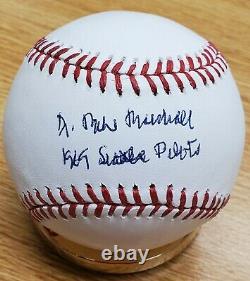 Autographed DR. MIKE MARSHALL Official Major League Baseball JSA Letter