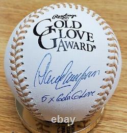 Autographed Dave Concepcion 5X GG Official Major League Gold Glove Baseball