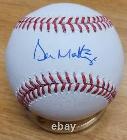 Autographed Don Mattingly Official Rawlings Major League Baseball Beckett