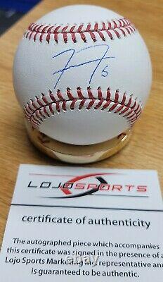 Autographed FREDDIE FREEMAN Official Major League Baseball withLOJO COA