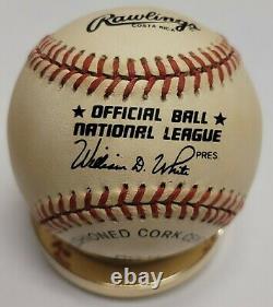 Autographed HANK SAUER Official National League Baseball withCOA