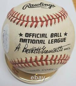 Autographed HAROLD PEE WEE REESE Official National League Baseball JSA COA