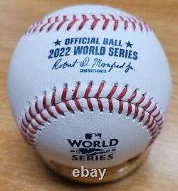 Autographed HECTOR NERIS Official 2022 World Series Major League Baseball COA
