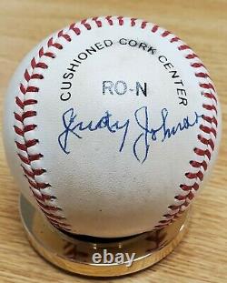 Autographed JUDY JOHNSON Official National League Baseball JSA Letter