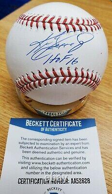 Autographed KEN GRIFFEY JR HOF 16 Official Major league Baseball Beckett COA